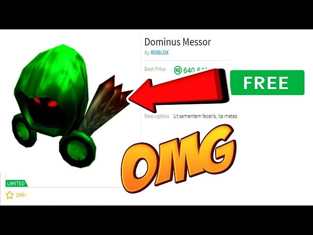 How To Get Free Dominus - roblox how to get a free dominus