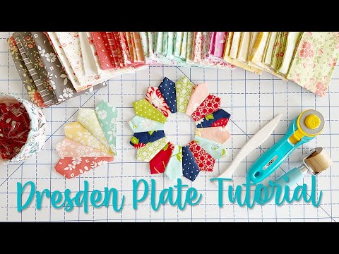 How To Sew a Dresden Plate Quilt Block // Tutorial