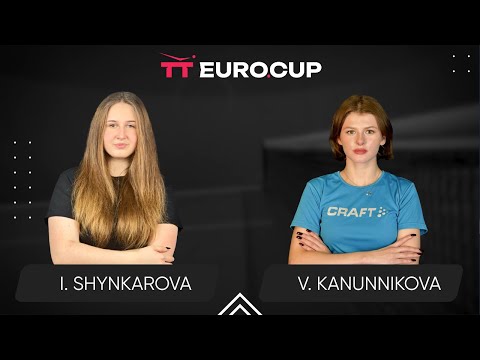 17:45 Iryna Shynkarova - Vasylysa Kanunnikova 17.12.2024 TT Euro.Cup Women Ukraine Star. TABLE 3