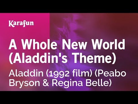 Karaoke A Whole New World - Aladdin *