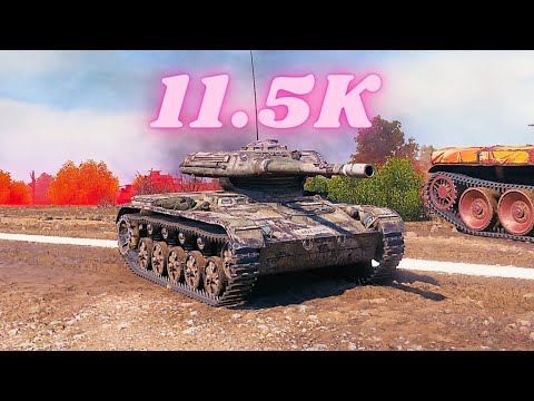 ELC EVEN 90 - 11.5K Spot Damage World of Tanks Gameplay (4K)