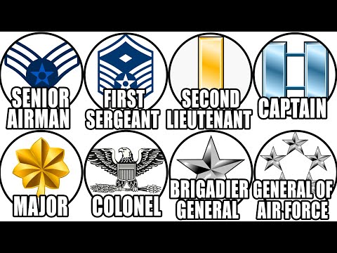 Every Rank in the US Air Force Explained in Detail