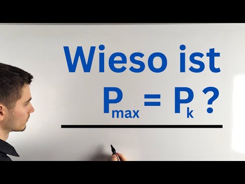 Leistungsanpassung – Wieso ist Pₘ = 1/4 Pₖ? (rechnerische Herleitung)