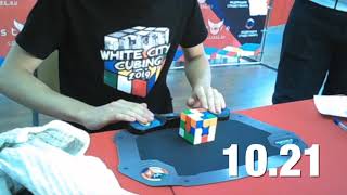 3x3 official avg 9.86 (First sub 10 after 5 years 10.00 last avg)