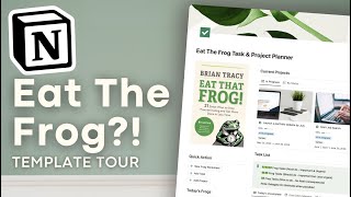 How to use Eat The Frog in Notion?! | Template Tour & Tutorial