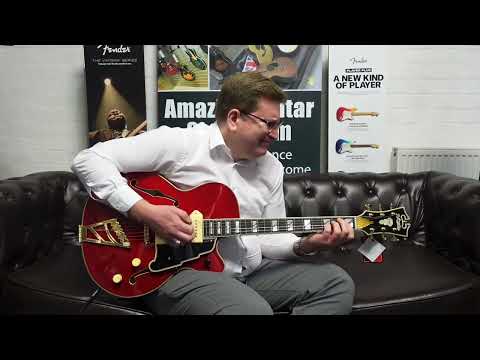 D'Angelico Excel EX-59 Hollow Body with Stairstep Tailpiece 2021 - Present Transparent Cherry image 6