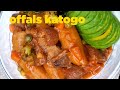 how to make tripe/offals with matooke | ugandan byenda katogo recipe | the cooking nurse