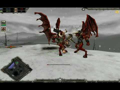 Bloodthirster defeats Bloodthirster v01 (Warhammer 40k DOW)
