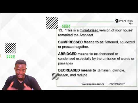 Q11 to Q15 JAMB ENGLISH 2016 PAST QUESTIONS SOLVED