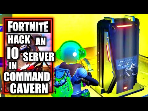 Hack an IO Server in Command Cavern - Fortnite Resistance Week 7 Quest