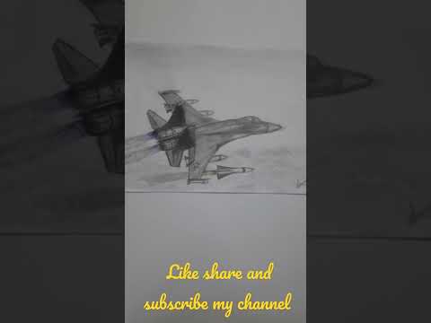 fighter jet sketch/Smashing Samanyu