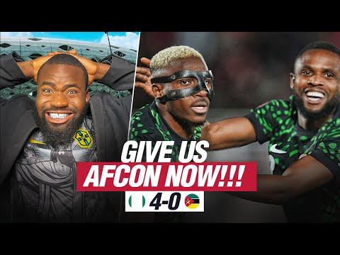 AFCON 2025 BELONGS TO NIGERIA! | NIGERIA 4-0 MOZAMBIQUE...MATCH REVIEW
