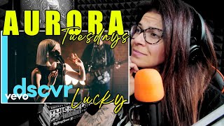 Aurora - Lucky - Vevo dscvr (Live) | Reaction