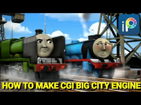 How to make CGI Big city engine With IBISPAINT X.