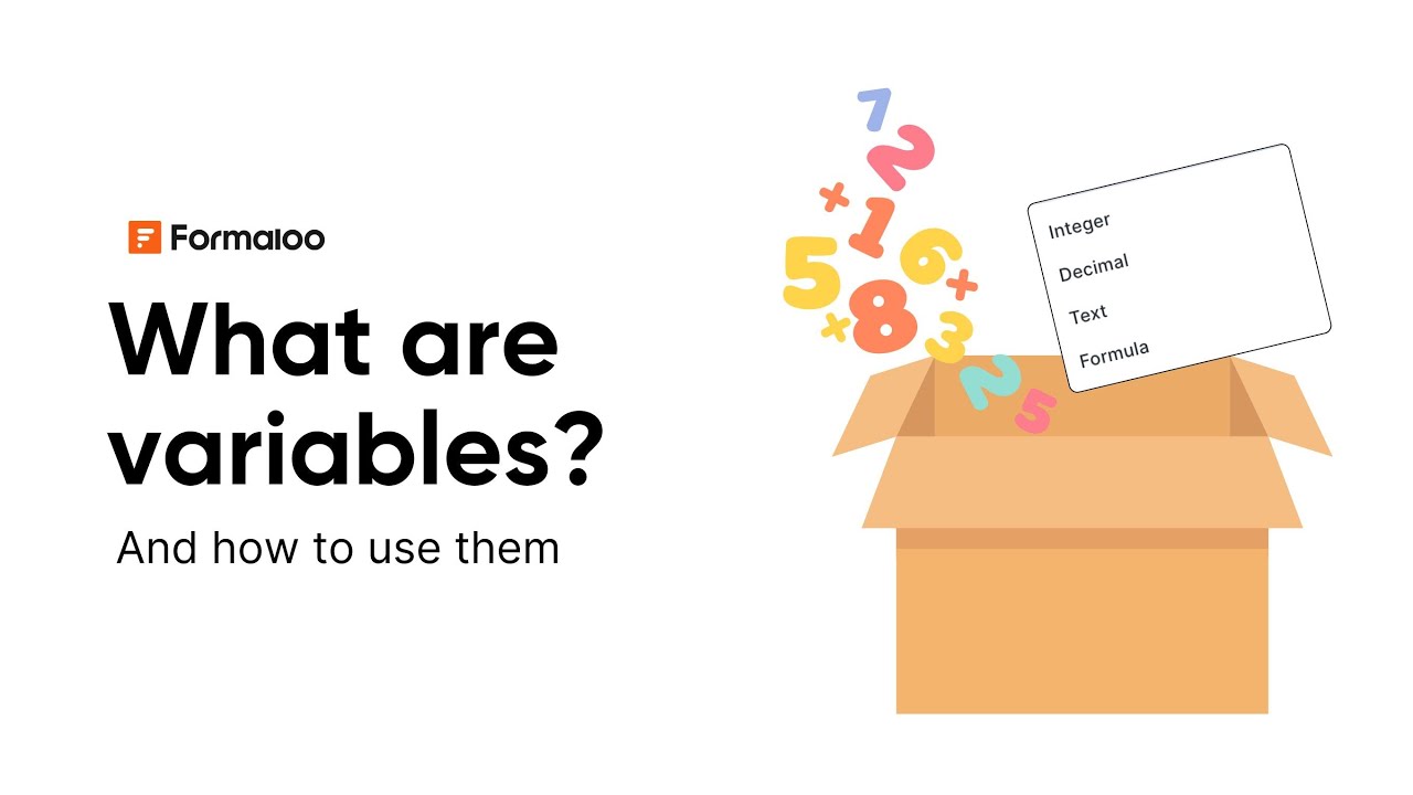 What are variables and how to use them