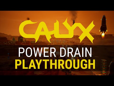 Calyx Demo v3 | Power Drain gameplay. Our PC RTS & Base Builder where you battle giant alien plants!