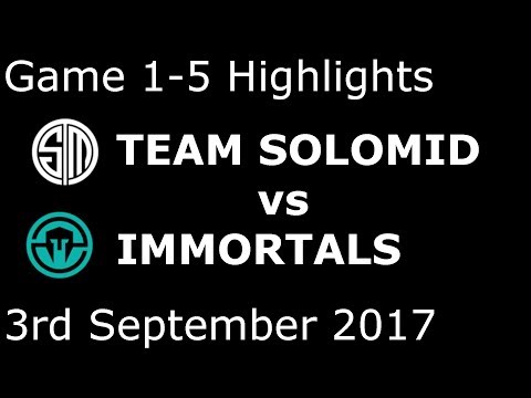 TSM vs IMT Game 1-5 Highlights 2017 NALCS SUMMER SPLIT PLAYOFFS FULL HIGHLIGHTS FINAL