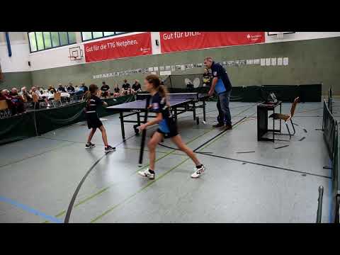 Ballrobotertraining Sarah Moosbrucker und Lisa Moosbrucker am 06.08.2022-Gründertreffen TTG Netphen