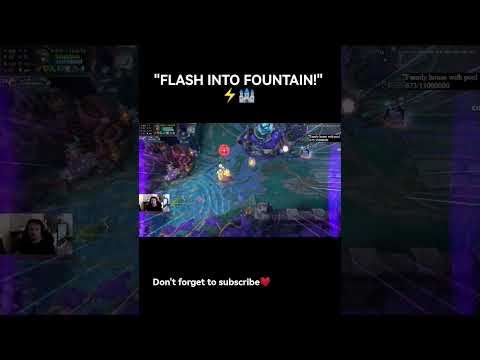 ⚡ Faker-Style Flash Into Fountain! ⏳😂 | LoL Endgame Fun
