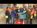S’inaugura el carril bici del carrer de la Creu Gran amb una gran festa.