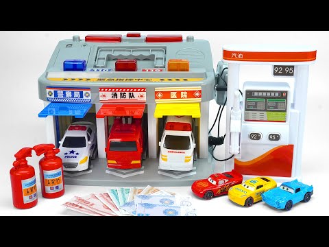 Ultimate Toys Collection, Satisfying Unboxing Police Car Toys Playset ASMR