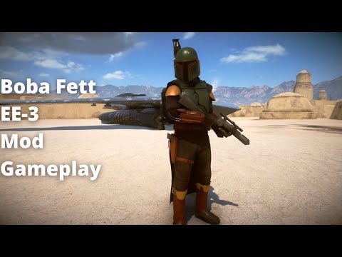 Star Wars Battlefront II - Boba Fett EE-3 Mod Gameplay (Book of Boba Fett)