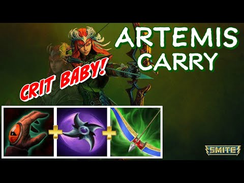 CRIT ARTEMIS FEELS TOO GOOD - ARTEMIS CARRY - SMITE SEASON 9 CONQUEST