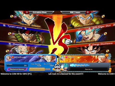 DBFZ [PC] | COM 49 | CLG Adrian Riven vs RISE Inzem LFS | Great Fun Set!!!!