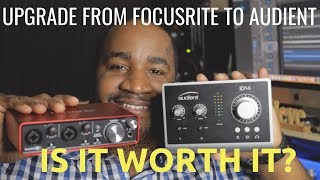 Video thumbnail for Focusrite Scarlett 2i2 vs Audient iD14 by CLEAN MUD VIDEOS