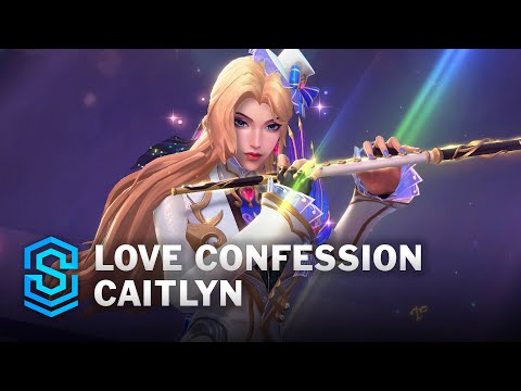 Love Confession Caitlyn Wild Rift Skin Spotlight