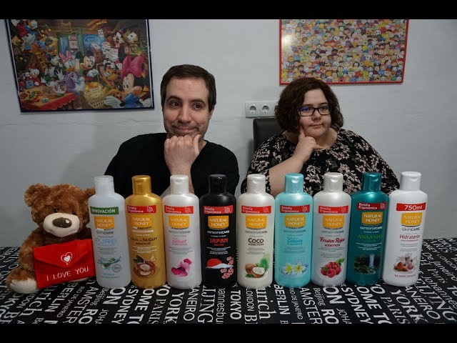 Vídeo relacionado con Natural Honey, Gel de Ducha con Extracto de Argán Nutritivo y Reafirmante, con Hydradermal Complex para una Piel Sedosa e Hidratada, Ingredientes de Origen Natural, Línea Sensations, 1350 ml