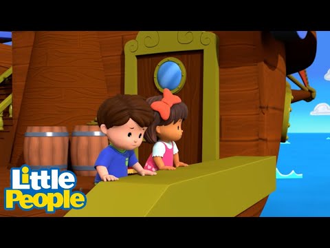 Little People Mini Adventures | OVERBOARD! Pirate Trouble… | Kids Cartoons - Kids TV Series, Kingdom Kids Zone - Little People - Fisher Price