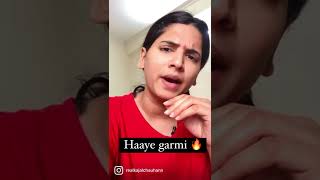 Haaye garmi  Kajal Chauhan  YouTube shorts