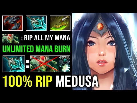 How to Hard Carry Mirana 100% Counter Medusa with Unlimited Mana Burn Max Speed Disperser Dota 2
