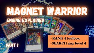 SEARCHING *ANY* Level 4 Monster you need !!  // 9 card Magnet Warrior Engine explained (part 1)