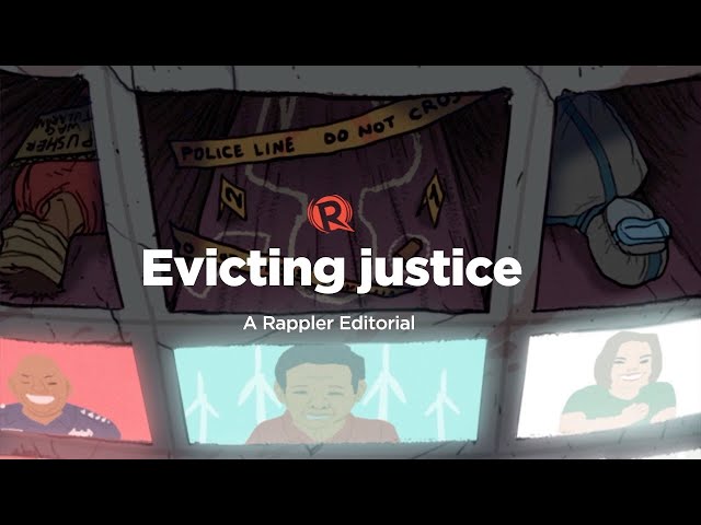 [VIDEO EDITORIAL] Evicting justice