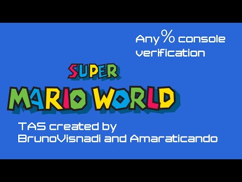 TASBot plays Super Mario World any% (or 11 exit no ACE)