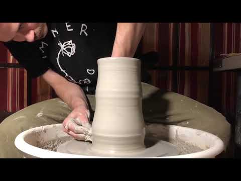 Throwing A Round Vase