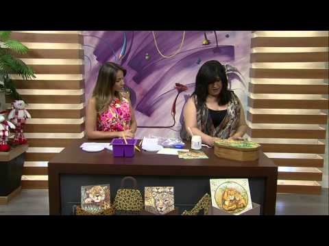 Mulher.com 02/01/2015 - Decupagem com relevo por Celia Bononi Parte 2