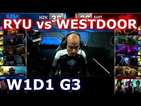 H2K vs AHQ W1D1 - RYU vs WESTDOOR Player Experience Stream | Group C LoL S6 World Championship 2016