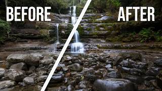 How to Edit Waterfall Photos in Lightroom (the easy way)