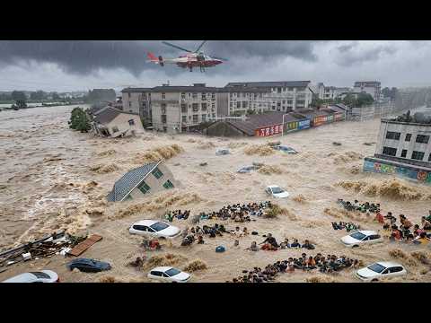 Massive Flood Disaster in China! Shanghai Under Water as Rivers Overflow