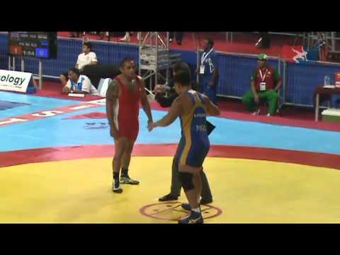 2011 Worlds Freestyle 96kg - Zoloboo Natsagsuren (MGL) vs. Israel Silva (MEX)