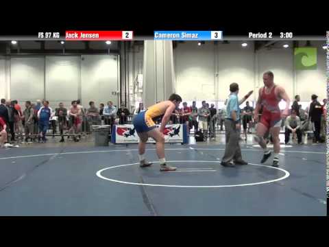 Mens FS FS 97 KG - Jack Jensen vs. Cameron Simaz