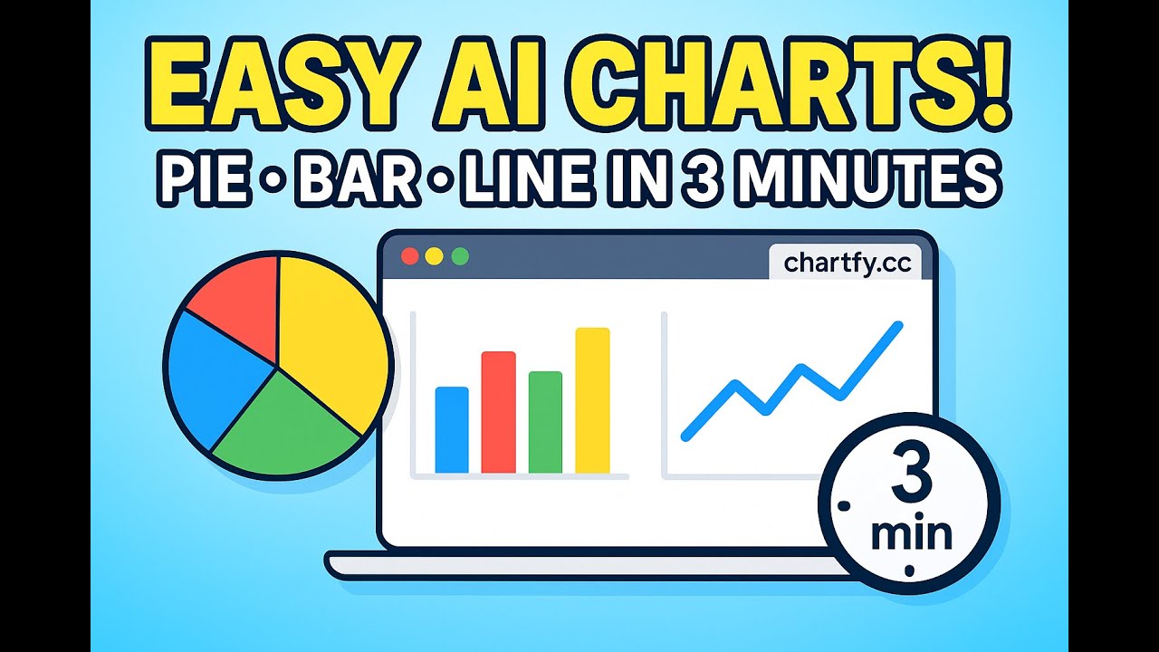 [Easy AI Tutorial] Learn to Create Pie, Bar, and Line Charts with chartfy.cc in 3 Minutes