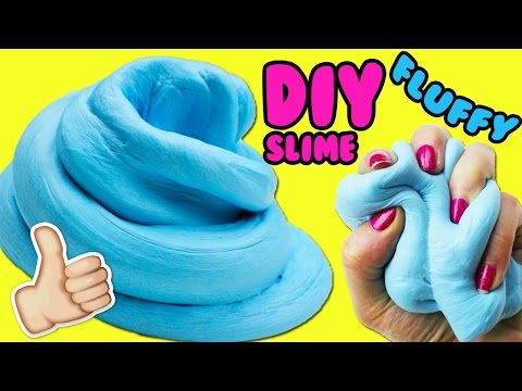 DIY Fluffy Slime Recipe Without Borax or Liquid Starch