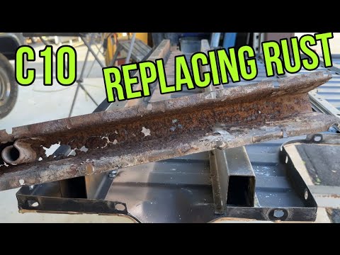 C10 Project:  Replacing Rusty Bed Crossmember with LMC Part