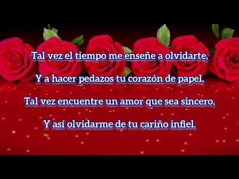 CORAZON DE PAPEL - SEGUNDO ROSERO EN LETRA