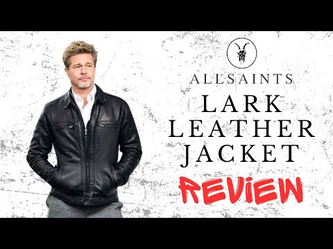 AllSaints Lark Leather Jacket Review | Brad Pitt's Jacket from Wolfs!