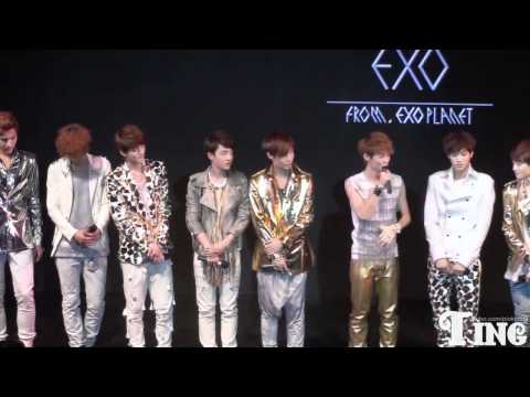 120401 Fancam EXO China showcase Sehun Luhan Moment